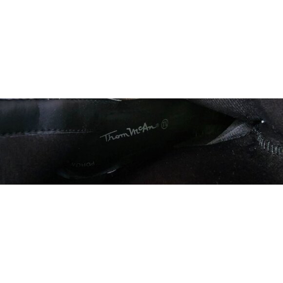 Thom Mcan Leather Heeled Boots Sz 7.5 Womens Style 21913 Black NWT See Descript - Picture 13 of 16